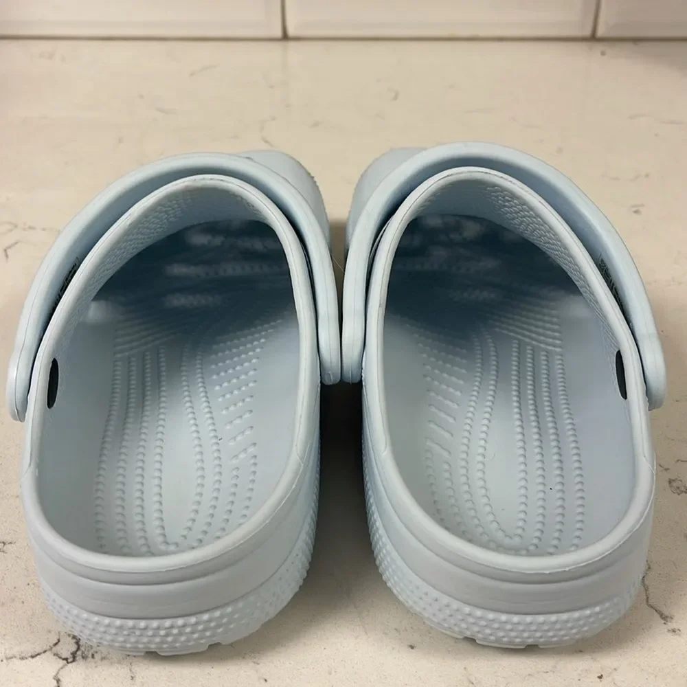 Crocs Classic Clog Light Blue Rubber Shoes Unisex Adult M5 / W7 - Picture 11 of 15
